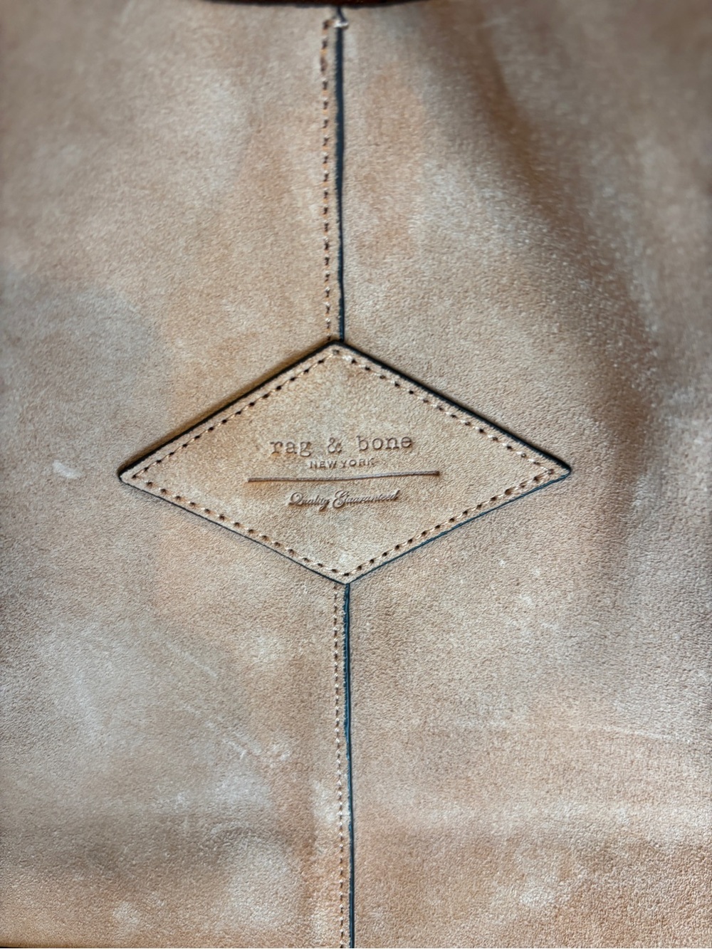 Rag & Bone Tan Suede Bag - Classic Leather Tote
